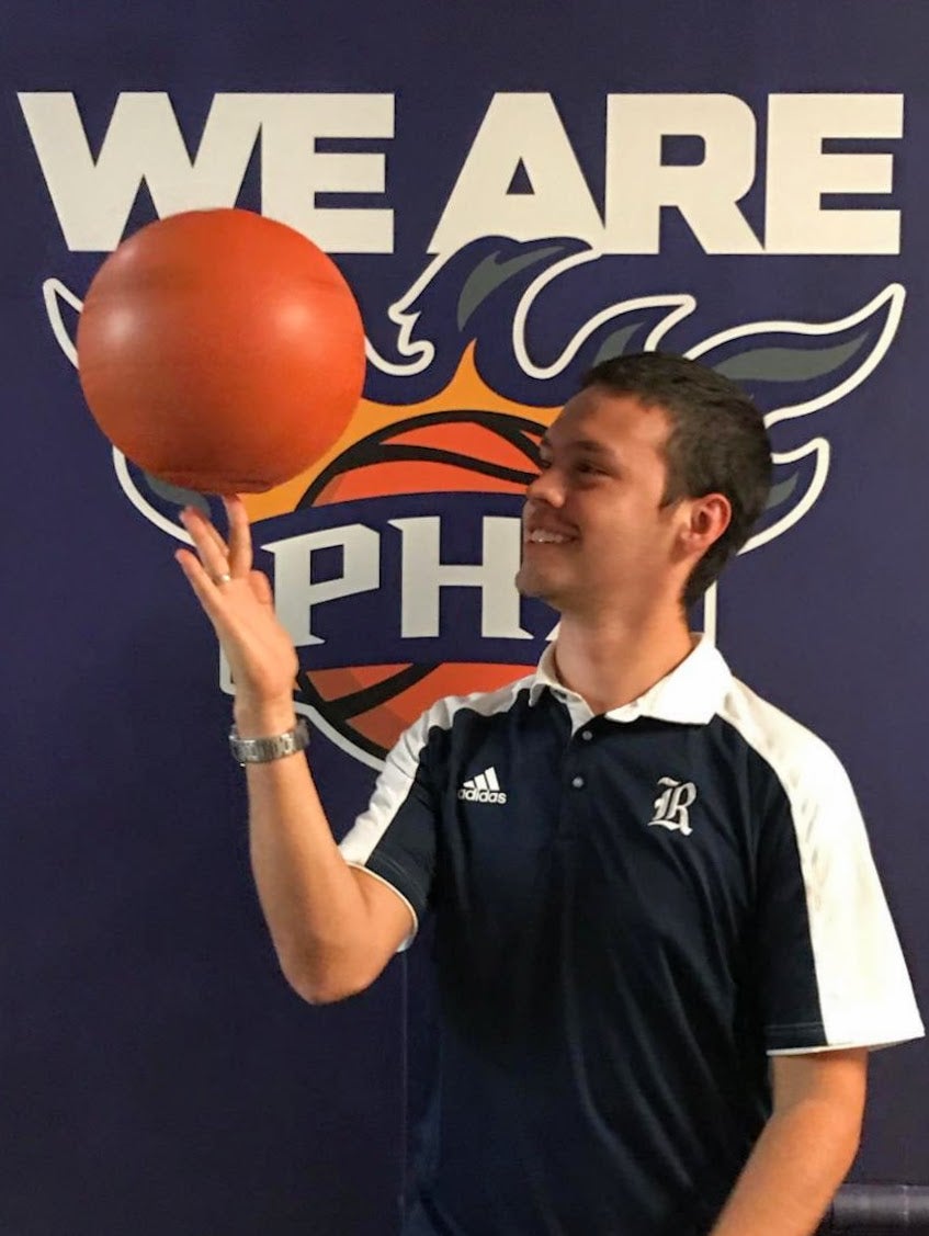 Santamaria '18 at Suns